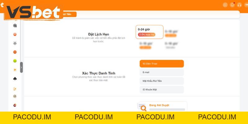 Hướng Dẫn Tất Tần Tật Cách Thức Rút Tiền Vsbet Chi Tiết
